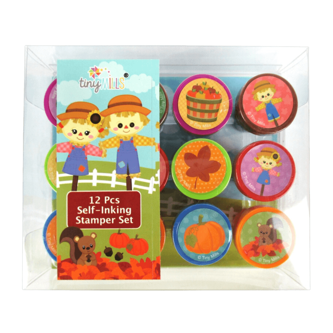 Fall Harvest Thanksgiving Stamp Kit for Kids