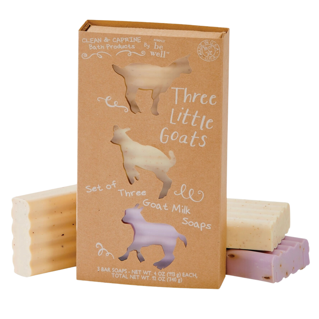 Three Little Goats Gift Set: Lavender, Almond, Honey