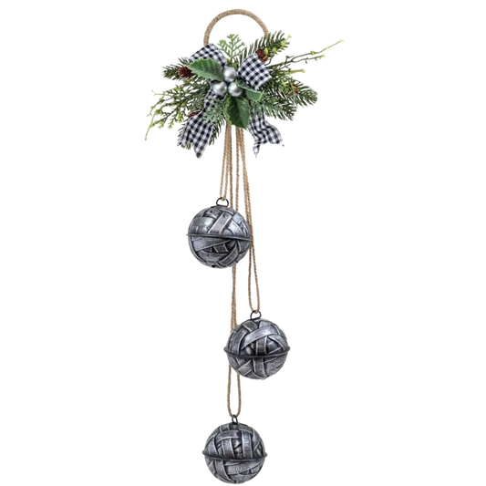 Silver Round Bells Door Hanger