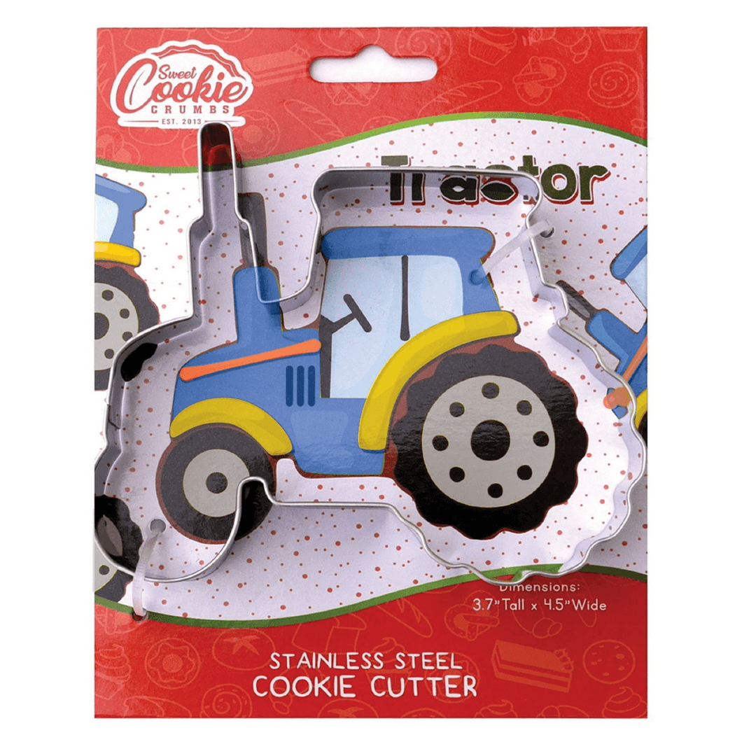 Tractor shaped stainless steel cookie cutter-Winchester Creek Farm