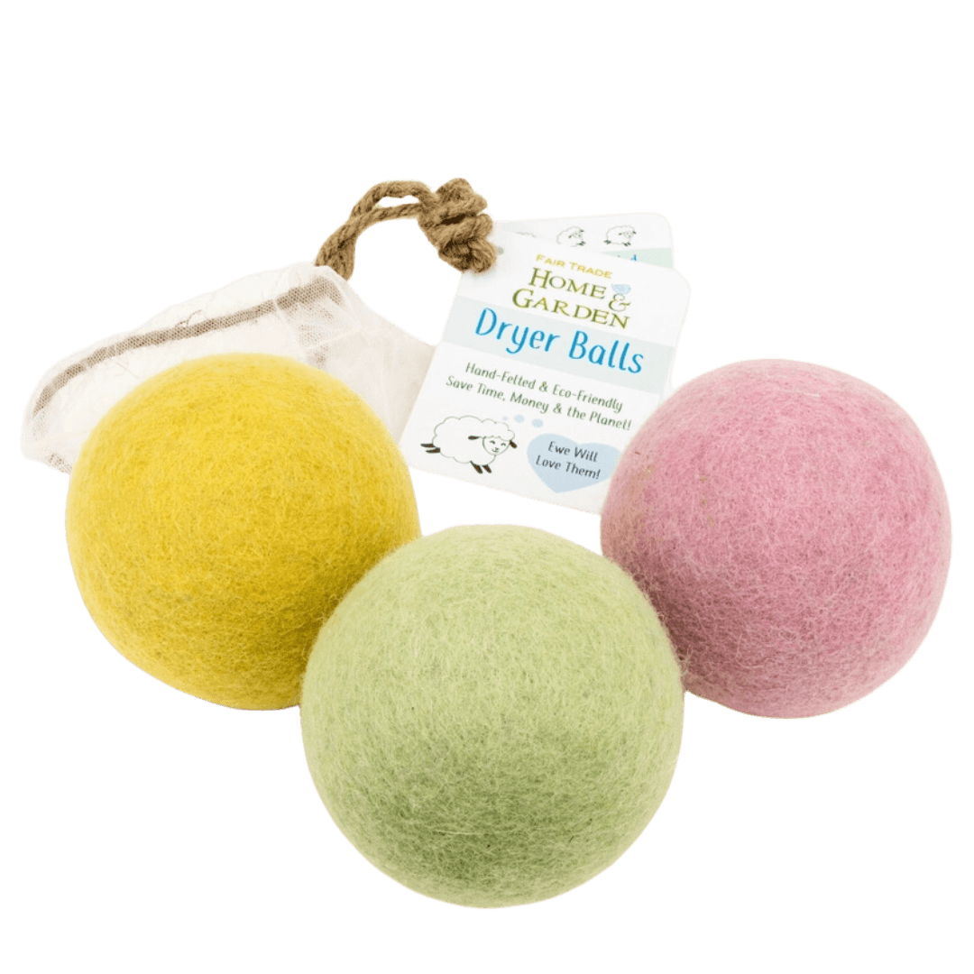 Assorted Pastel Felted Wool Dryer Balls