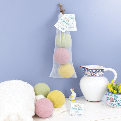 Assorted Pastel Felted Wool Dryer Balls